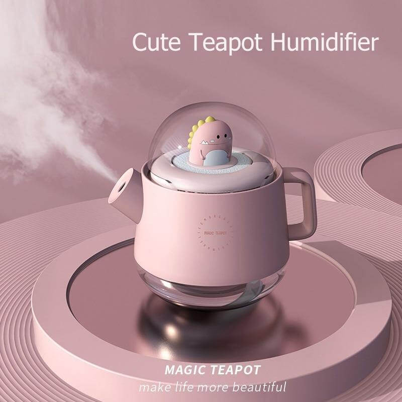 Teapot USB farverig luftfugter natlys