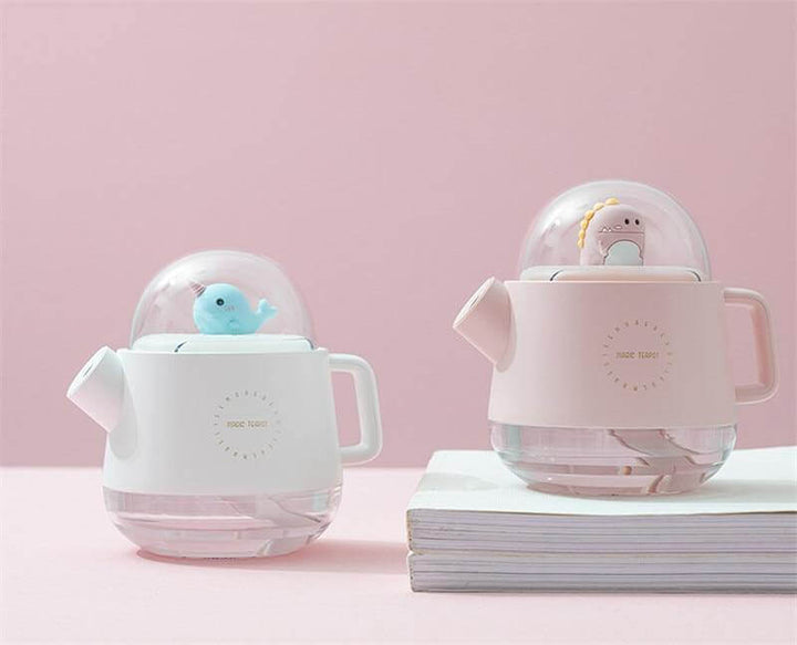 Teapot USB farverig luftfugter natlys