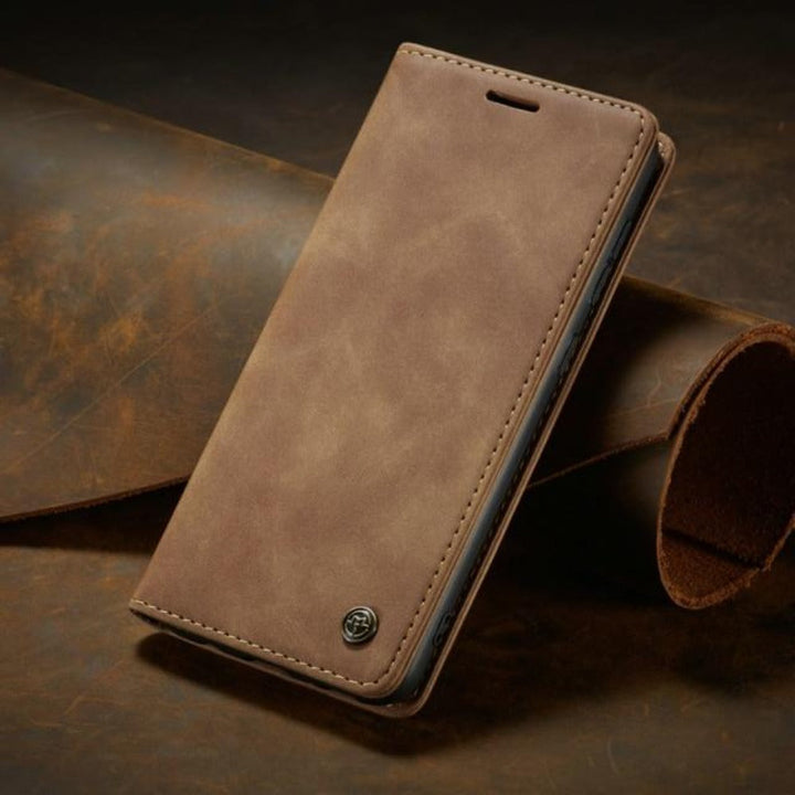 Magnetisk Flip Wallet Cover til iPhone