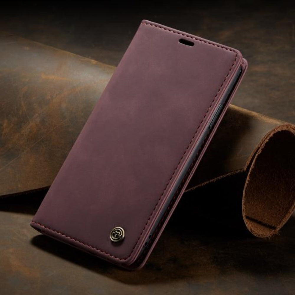 Magnetisk Flip Wallet Cover til iPhone