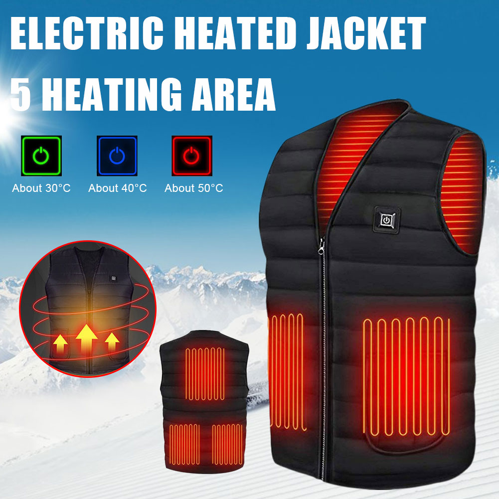 Elektrisk opvarmet bomuldsvest