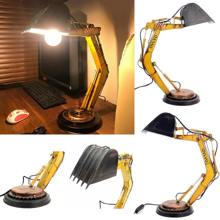 Unik Gravemaskine Bordlampe