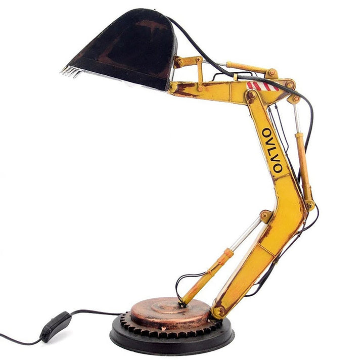 Unik Gravemaskine Bordlampe