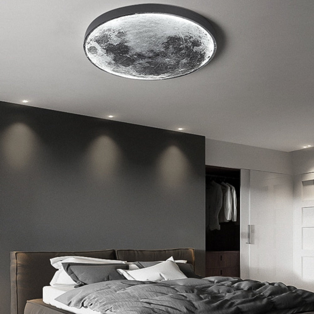 3D LED Måne eller Jord Loft- eller Væglampe