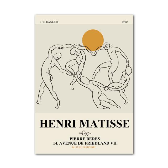 Henri Matisse Picasso Abstrakt Lærred