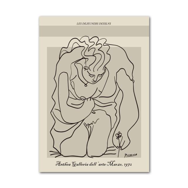 Henri Matisse Picasso Abstrakt Lærred