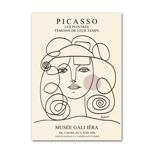 Henri Matisse Picasso Abstrakt Lærred