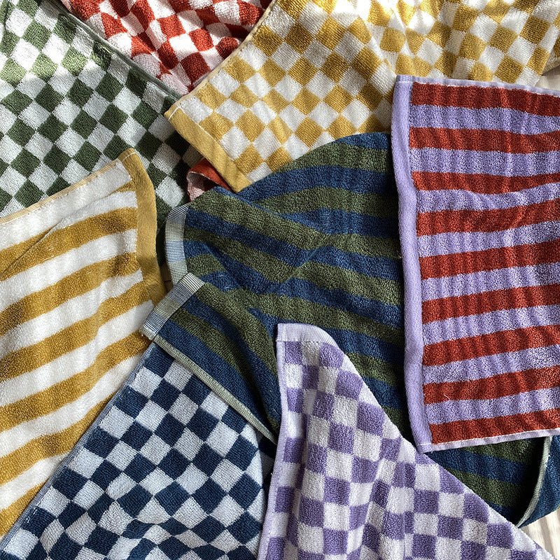 Retro Bomulds Håndklæde