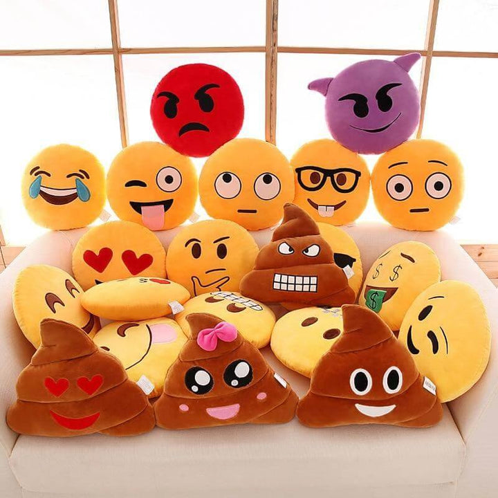 Komplet Emoji Sæt Pude