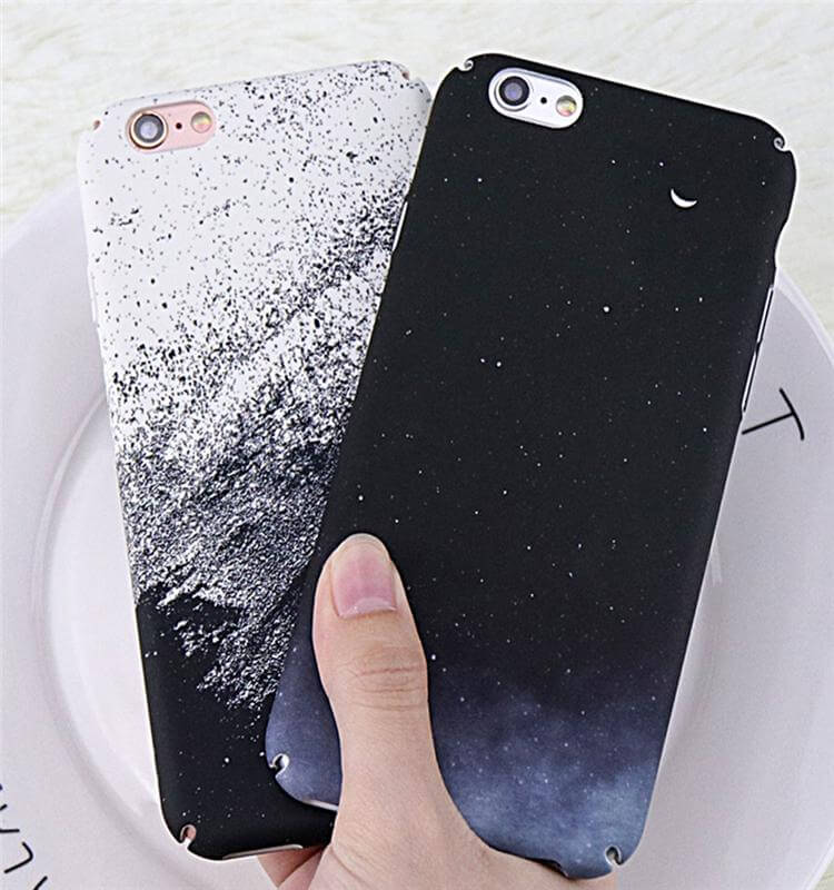 Klassiske Sorte Hvide Graffiti Iphone Covers