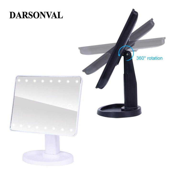 LED Lyskramme Makeup Spejl |