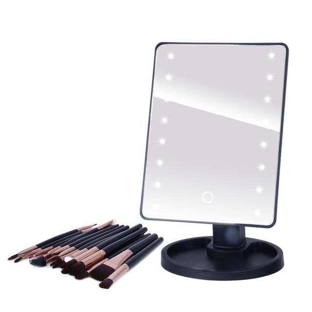 LED Lyskramme Makeup Spejl |
