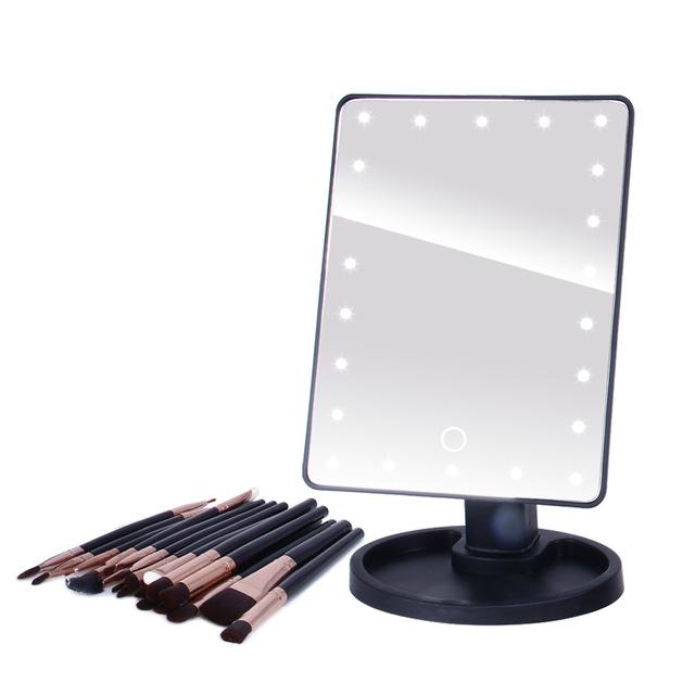 LED Lyskramme Makeup Spejl |