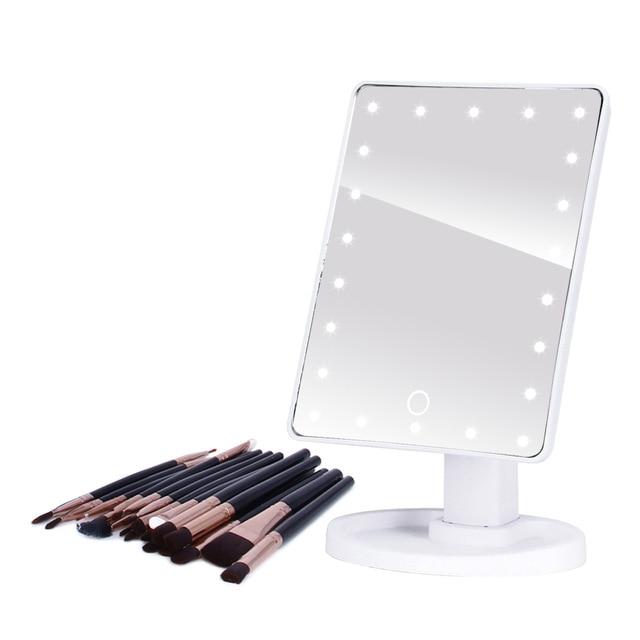 LED Lyskramme Makeup Spejl |