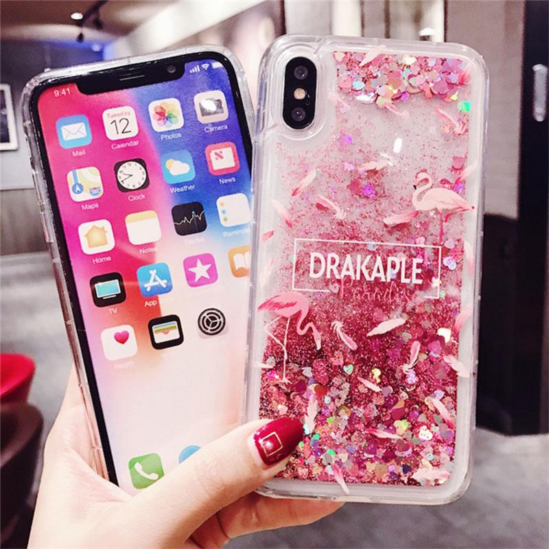 Smuk i Pink Glitter Mobilcover |
