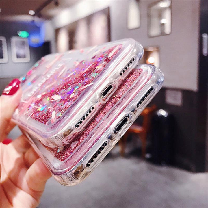 Smuk i Pink Glitter Mobilcover |