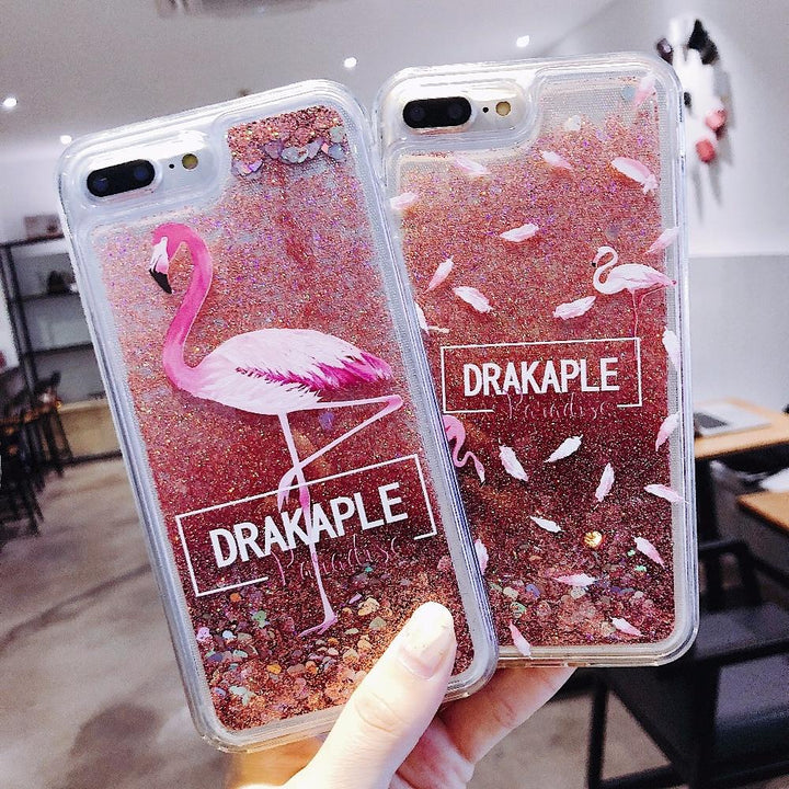 Smuk i Pink Glitter Mobilcover |