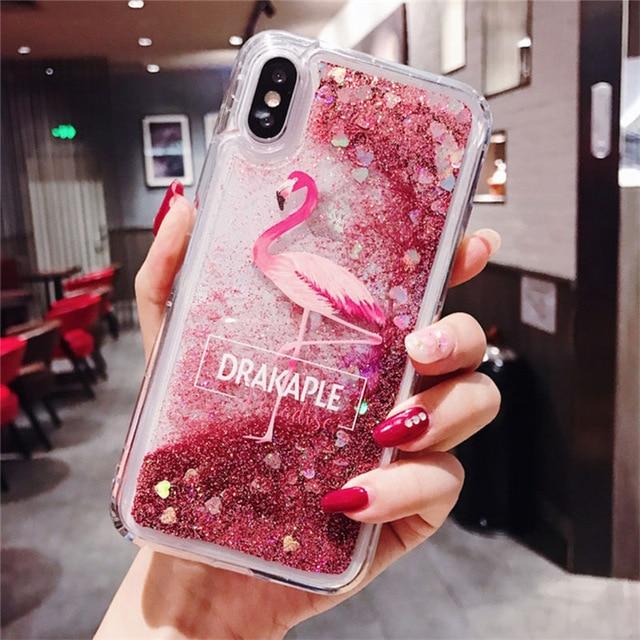 Smuk i Pink Glitter Mobilcover |