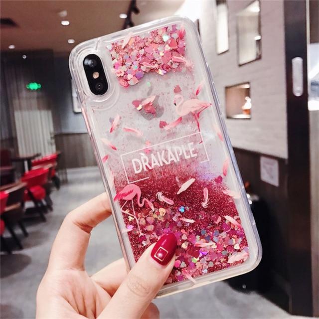 Smuk i Pink Glitter Mobilcover |