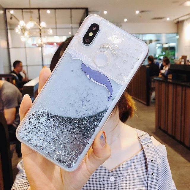 Smuk i Pink Glitter Mobilcover |