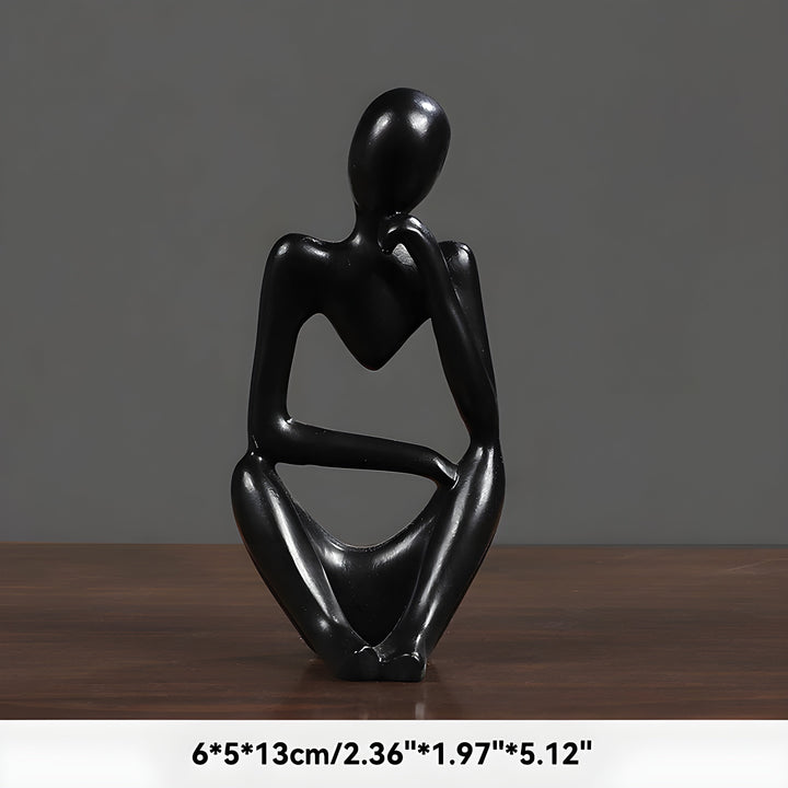 Abstrakt Tænker Skulptur Hjem Deko