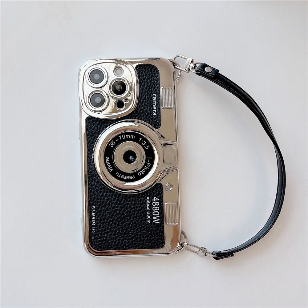Vintage Kamera iPhone Cover 3D Retro Design