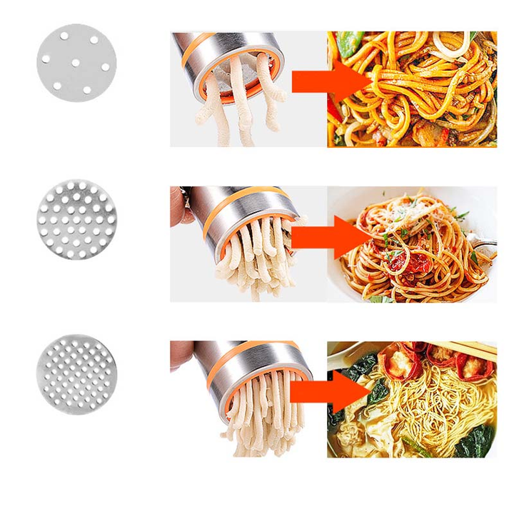 Manuel Noodle Wizard Pastamaskine i Rustfrit Stål