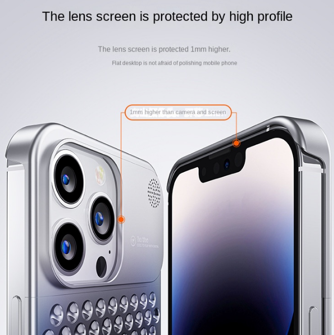 Metal Vent Premium Aluminiumlegering iPhone Cover