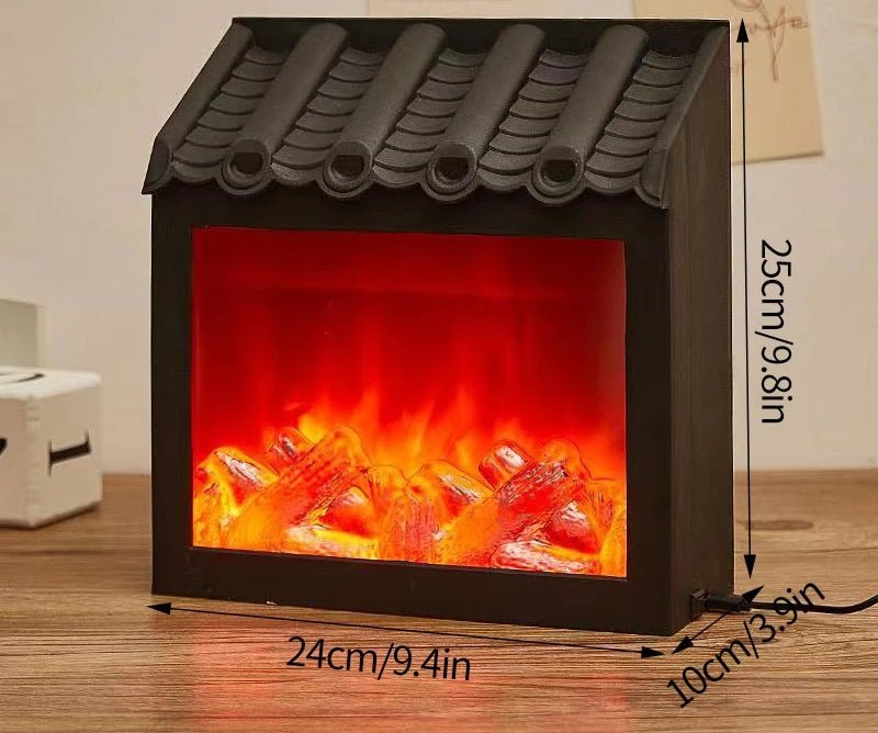 Retro Pejse Lanterne – Flakkende Flamme Natlys til Julecharme, USB/Batteridrevet Feriedekoration