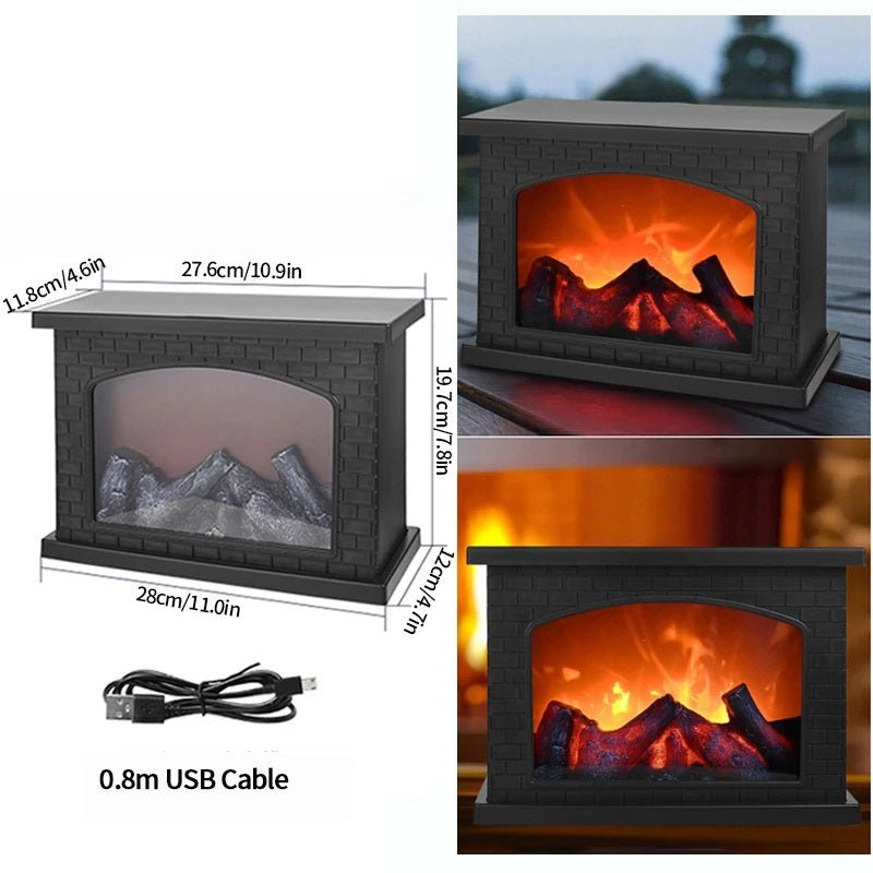 Retro Pejse Lanterne – Flakkende Flamme Natlys til Julecharme, USB/Batteridrevet Feriedekoration