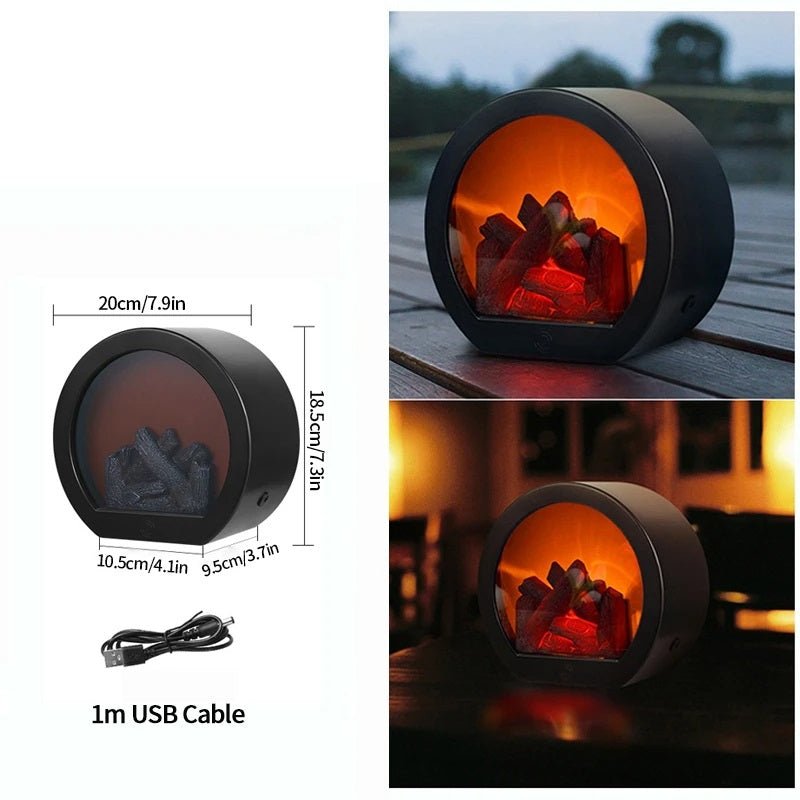 Retro Pejse Lanterne – Flakkende Flamme Natlys til Julecharme, USB/Batteridrevet Feriedekoration