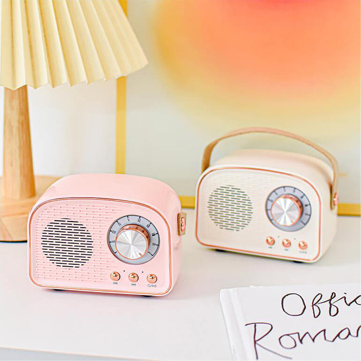 Retro Rund Radio Bluetooth Højttaler