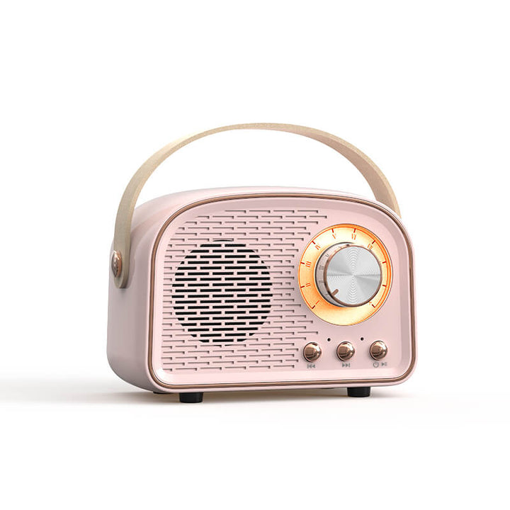 Retro Rund Radio Bluetooth Højttaler