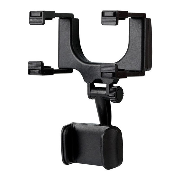 Roadview – Bagudskuende Spejl Telefonholder med 360° Rotation &amp; Teleskoparm