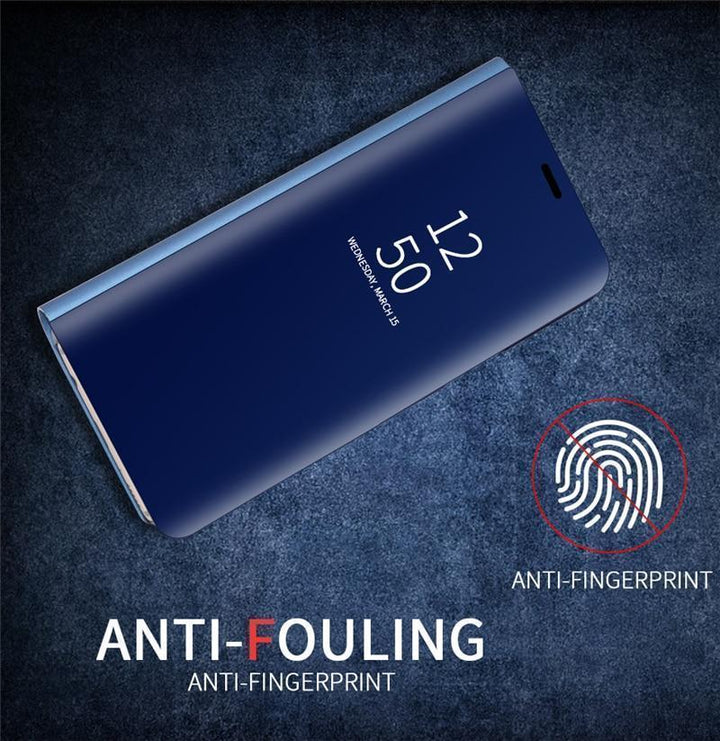 3 i 1 Spejl Flip Case til Samsung Telefoner