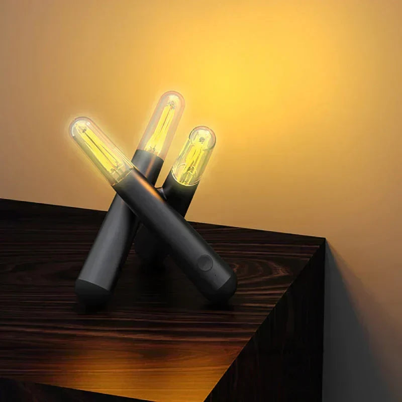 FlexiGlow genopladelig LED natlampe