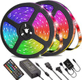 LED Lysstribe, 30 m, 15 m, Musik Synkronisering, Bluetooth, 5050, RGB Ambient Lys med Fjernbetjening