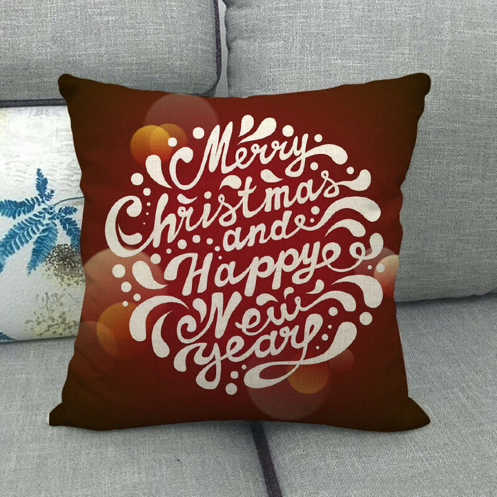 18" Cojines Merry Xmas Sofa Pude Betræk Hjem Sofa Dekorative Puder