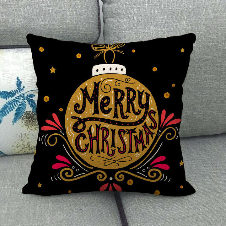 18" Cojines Merry Xmas Sofa Pude Betræk Hjem Sofa Dekorative Puder