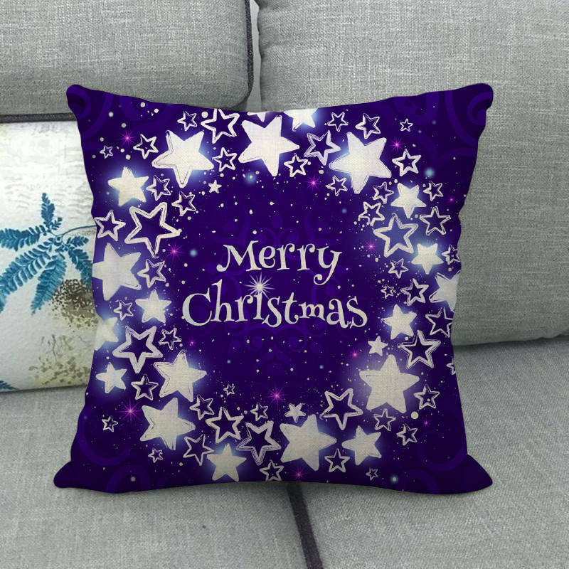 18" Cojines Merry Xmas Sofa Pude Betræk Hjem Sofa Dekorative Puder