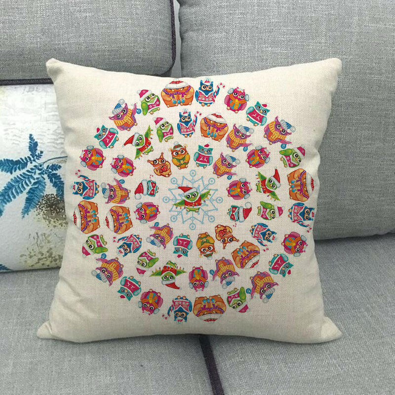 18" Cojines Merry Xmas Sofa Pude Betræk Hjem Sofa Dekorative Puder