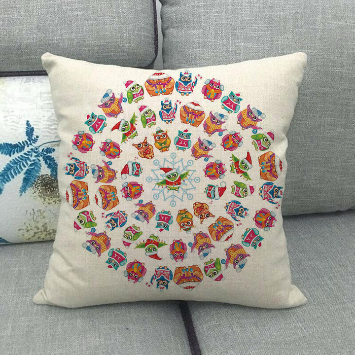 18" Cojines Merry Xmas Sofa Pude Betræk Hjem Sofa Dekorative Puder