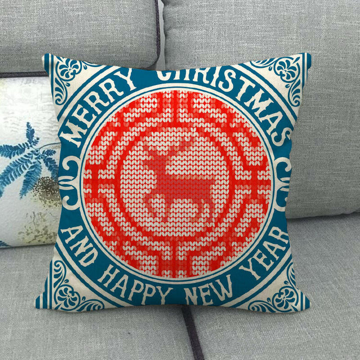 18" Cojines Merry Xmas Sofa Pude Betræk Hjem Sofa Dekorative Puder