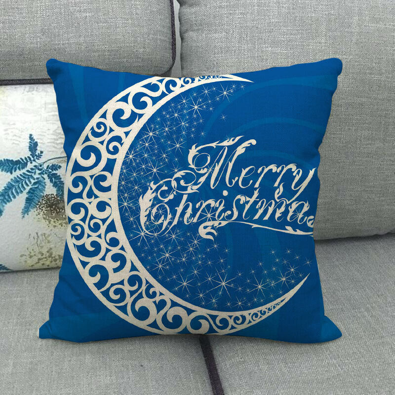 18" Cojines Merry Xmas Sofa Pude Betræk Hjem Sofa Dekorative Puder