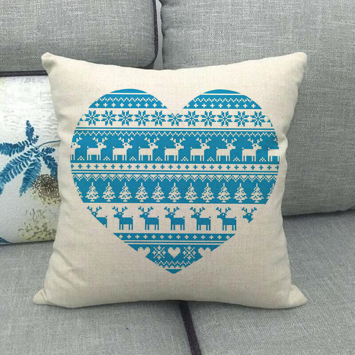 18" Cojines Merry Xmas Sofa Pude Betræk Hjem Sofa Dekorative Puder