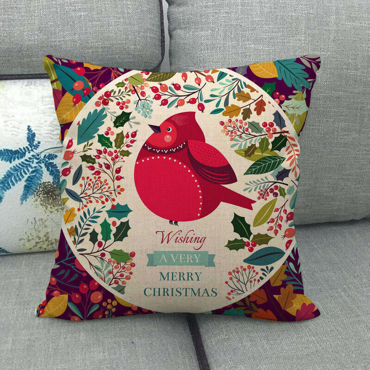 18" Cojines Merry Xmas Sofa Pude Betræk Hjem Sofa Dekorative Puder