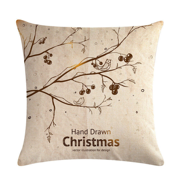 18" Cojines Merry Xmas Sofa Pude Betræk Hjem Sofa Dekorative Puder