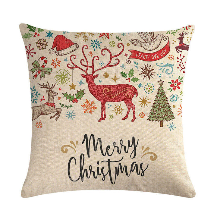18" Cojines Merry Xmas Sofa Pude Betræk Hjem Sofa Dekorative Puder