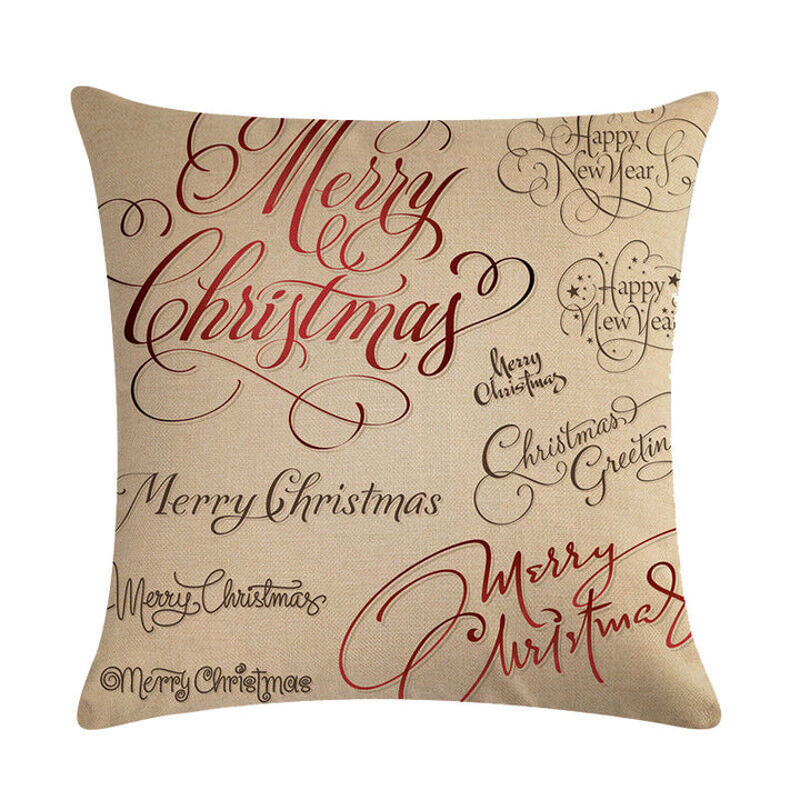 18" Cojines Merry Xmas Sofa Pude Betræk Hjem Sofa Dekorative Puder