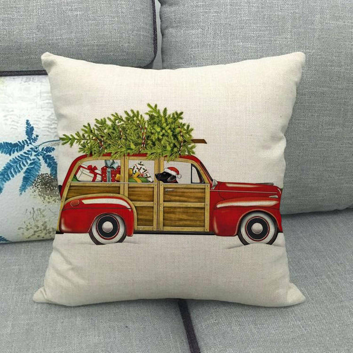 18" Cojines Merry Xmas Sofa Pude Betræk Hjem Sofa Dekorative Puder